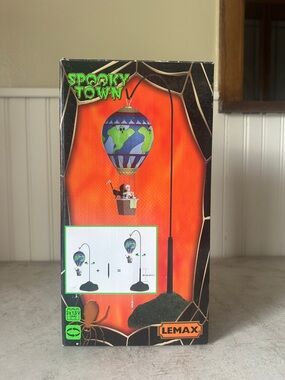 Lemax Spooky Town Grim Balloon Halloween Reaper Accessory New #94485 2019